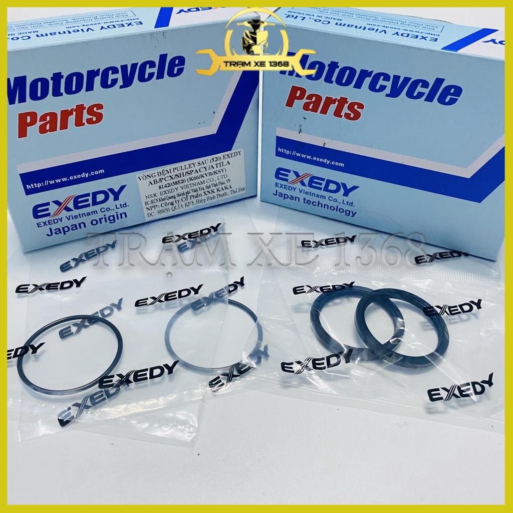 Bộ phốt puly nồi sau xe air blade 110 ab 125 150 vairo pcx sh lead chính hãng exedy