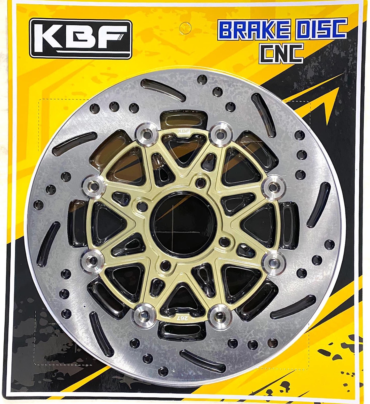 Đĩa phanh thắng 220mm 267mm kbf