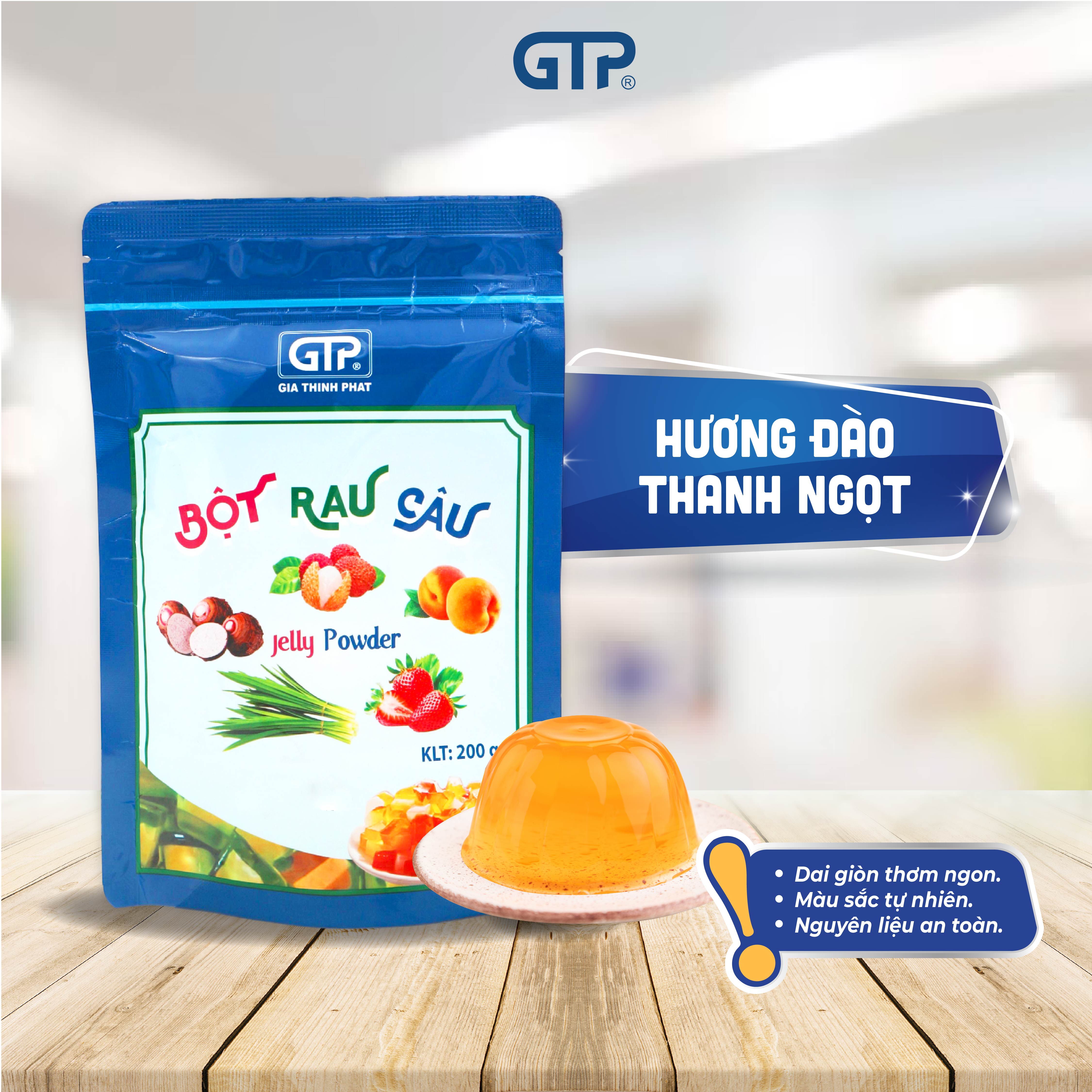 Bột rau câu hương đào gtp