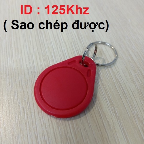 Thẻ từ dạng móc khóa copy rfid tần số 125khz