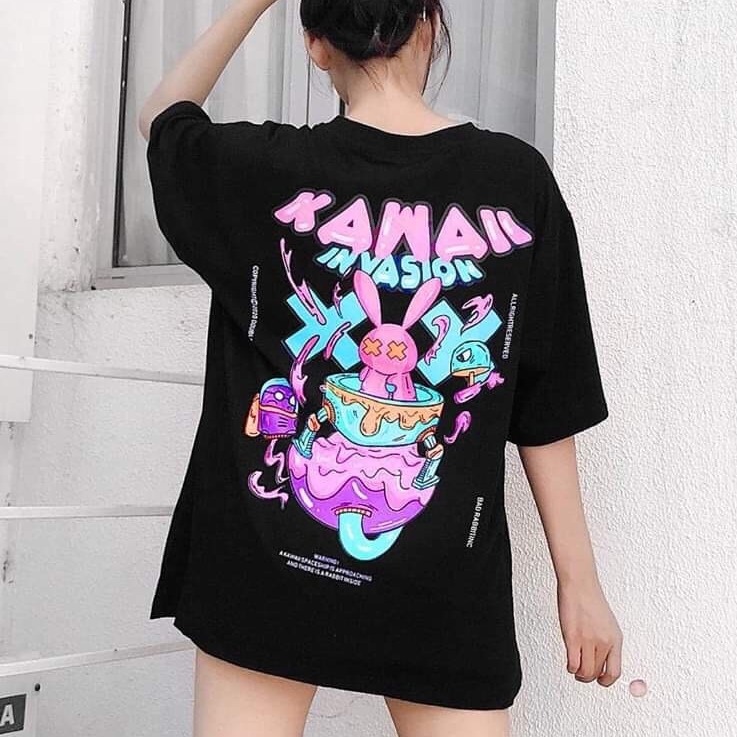 [HCM]ÁO THUN KAWAII UNISEX 3D FROM RỘNG CỰC HOT TEEN 1REDSHOP