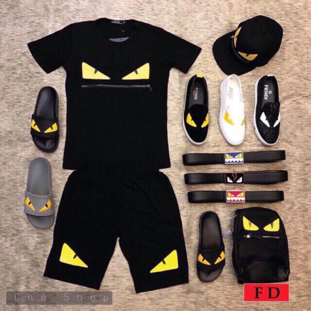 [HCM]Set Bộ quần áo thể thao nam in hình con mắt cá tính đồ bộ thể thao nam