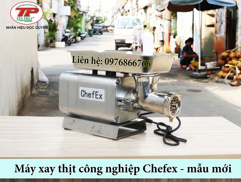 Máy xay thịt công nghiệp chefex- máy xay nhuyễn thịt chính hãng, có thẻ xay cổ gà, xay cá nhỏ, xay xương mềm