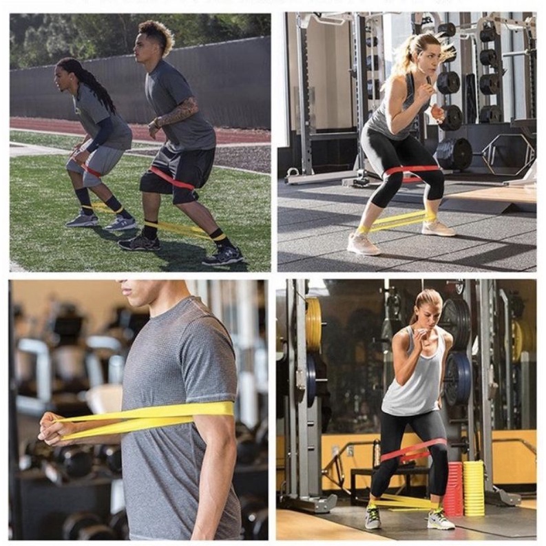 [HCM]DâY KháNg LựC Mini Band DâY Cao Su Miniband TậP ChâN MôNg Phụ KiệN TậP Gym
