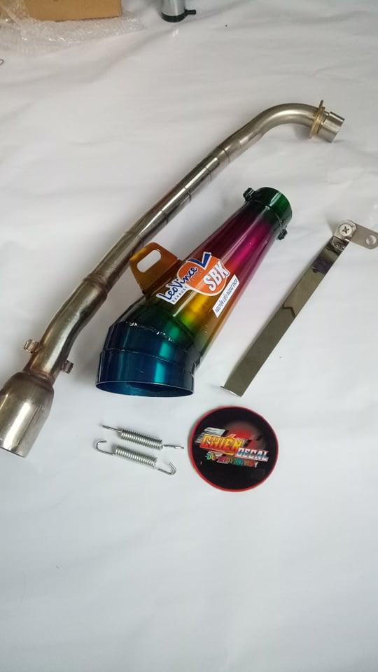 Pô leovince full cổ lắp sirius.