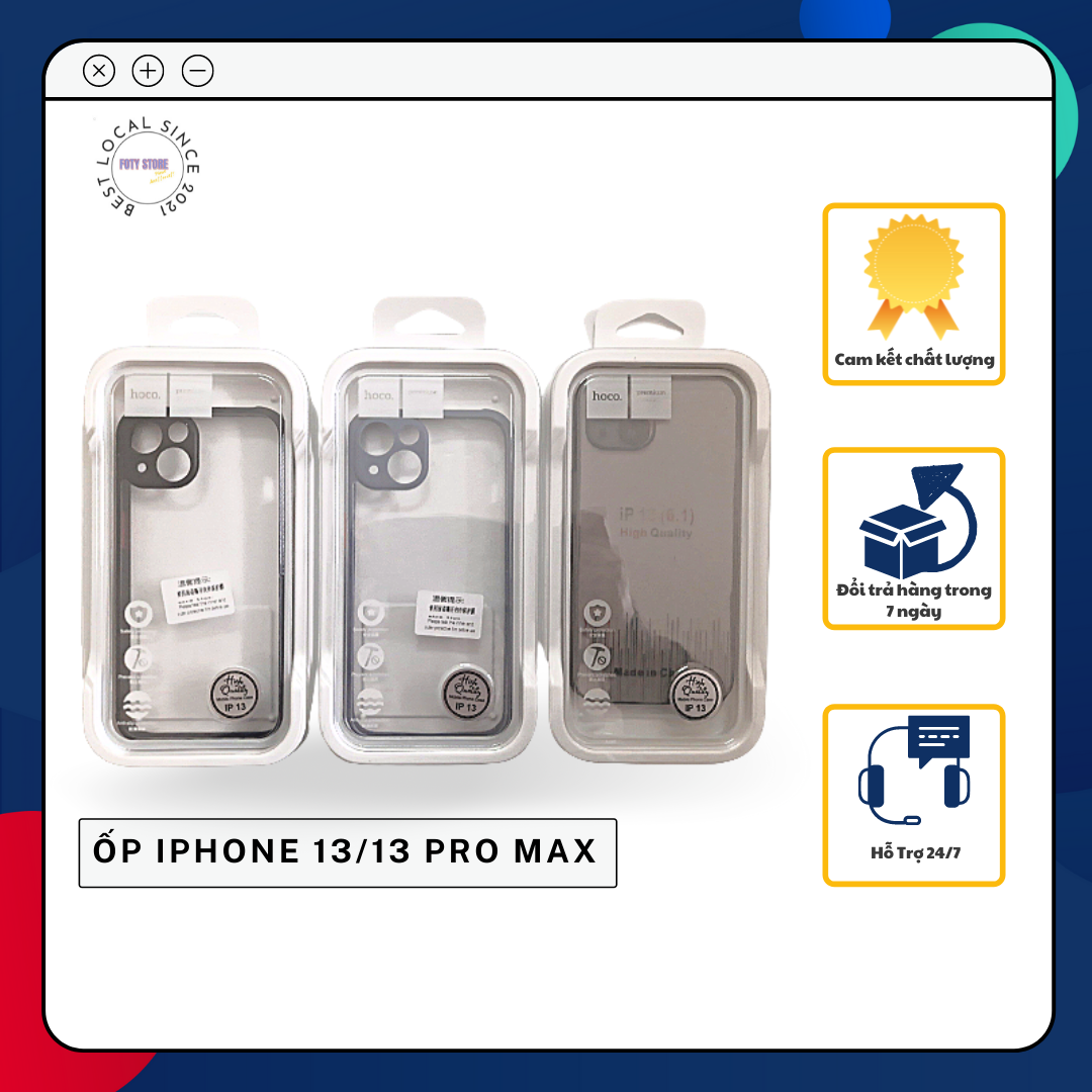 Ốp silicon trong suốt chính hãng hoco
