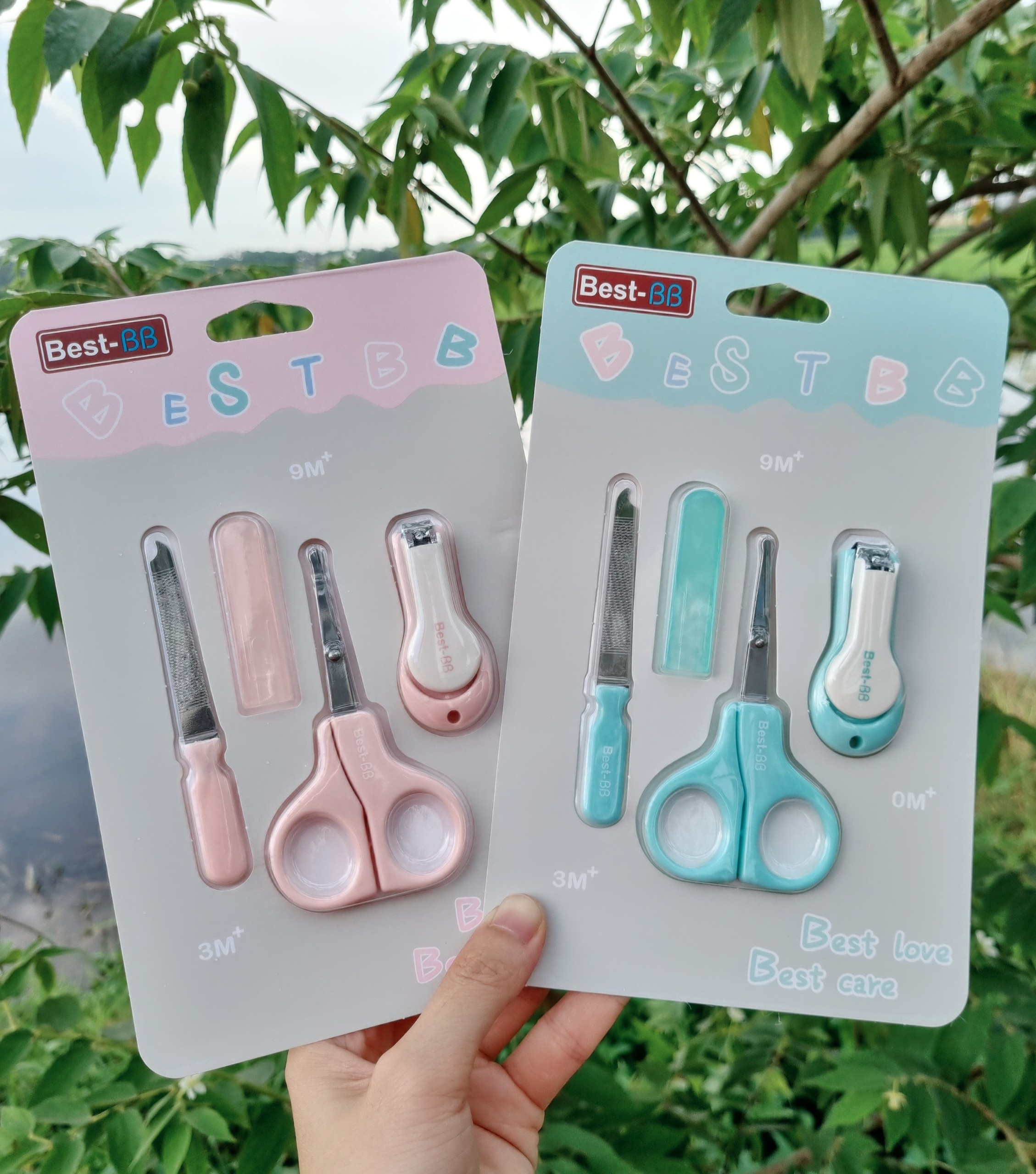Vỉ bấm móng tay best bb cao cấp 4 món cho bé