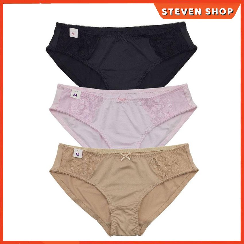 Combo 3 Chiếc Quần Lót Nữ Bikini Cotton iBasic V167 - STEVEN SHOP
