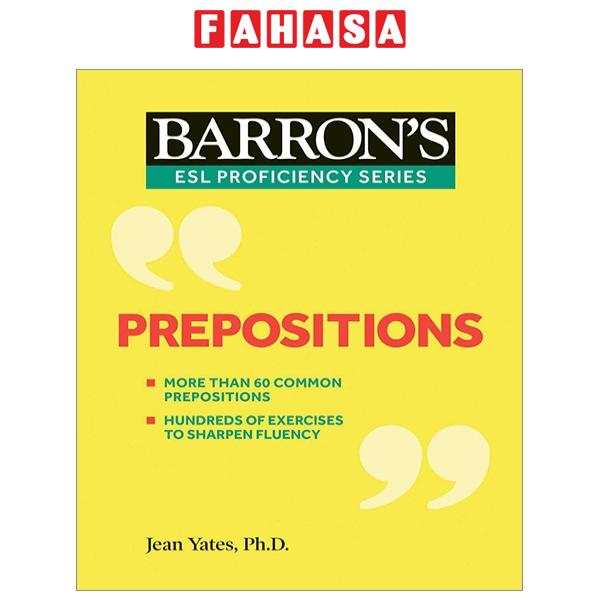 Fahasa - Prepositions (Barron's ESL Proficiency)