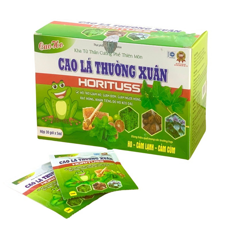 Siro ho cao lá thường xuân - Giúp giảm ho nhanh chóng Hộp 30 gói - Tủ Thuốc Bảo Châu