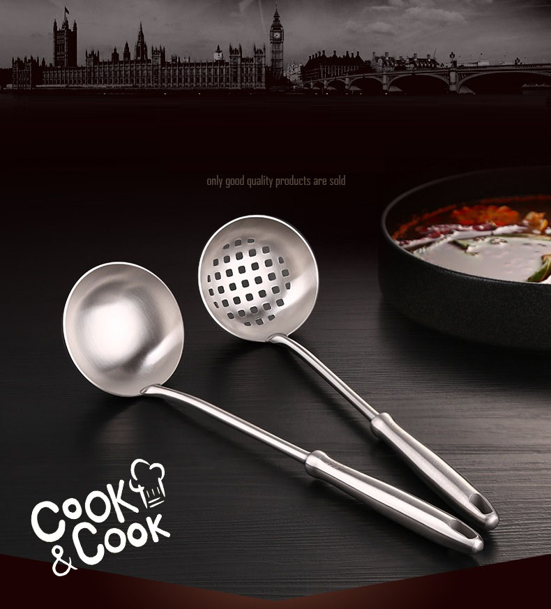 Bộ 2 vá canh + vá lổ inox 304 - ssgp - 27.5x7.5cm