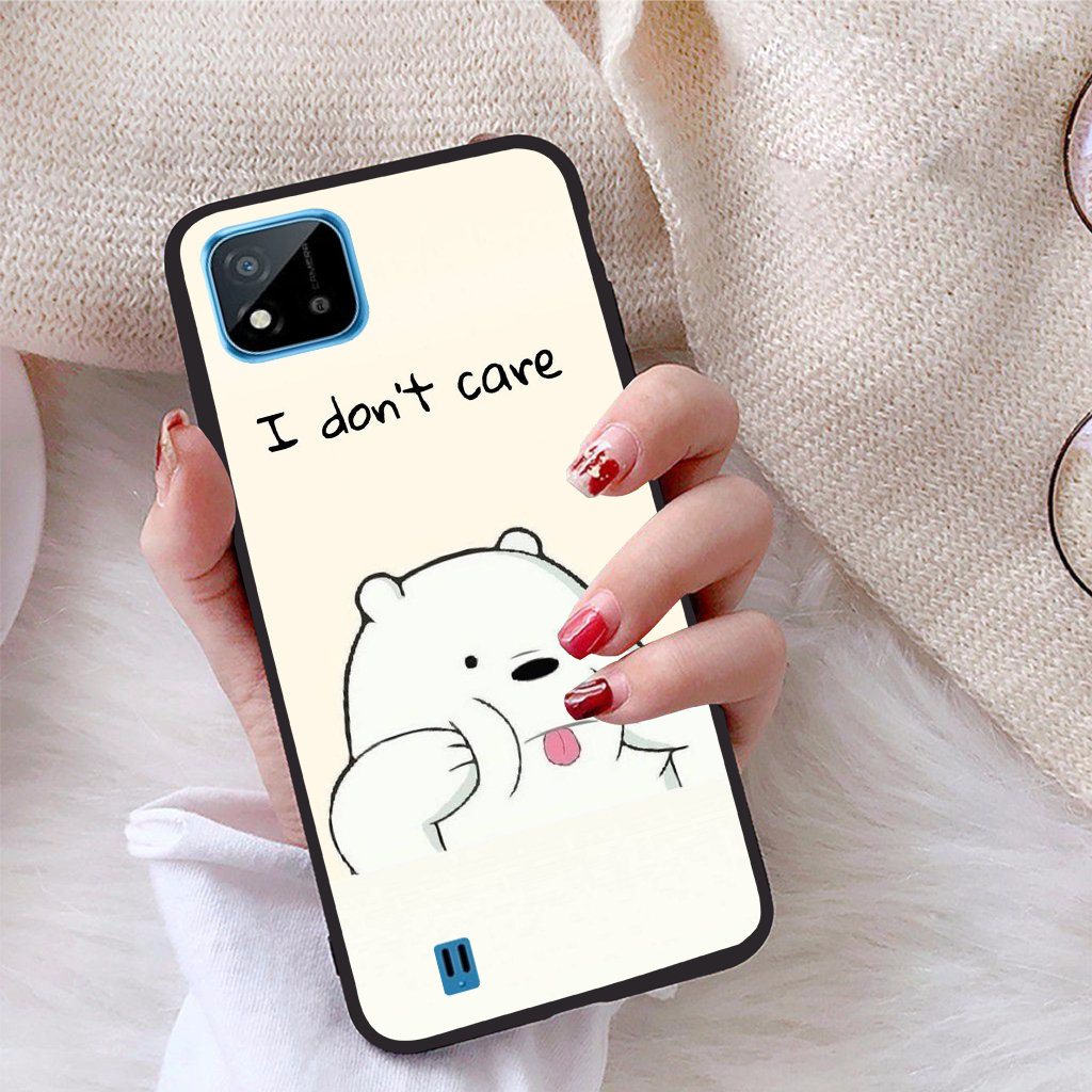 [HCM]Ốp lưng Realme C20 viền dẻo TPU BST Chúng ta là Gấu