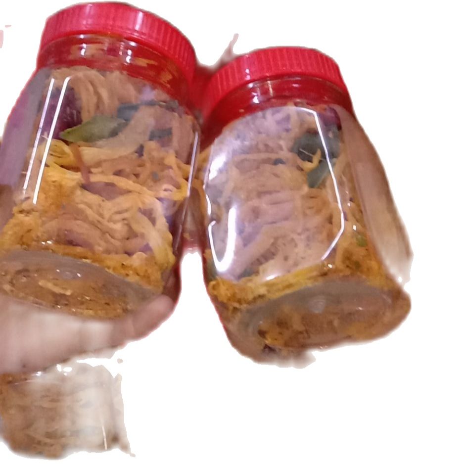 Combo 1 hũ khô gà 1 hũ muối tây ninh đặc biệt
