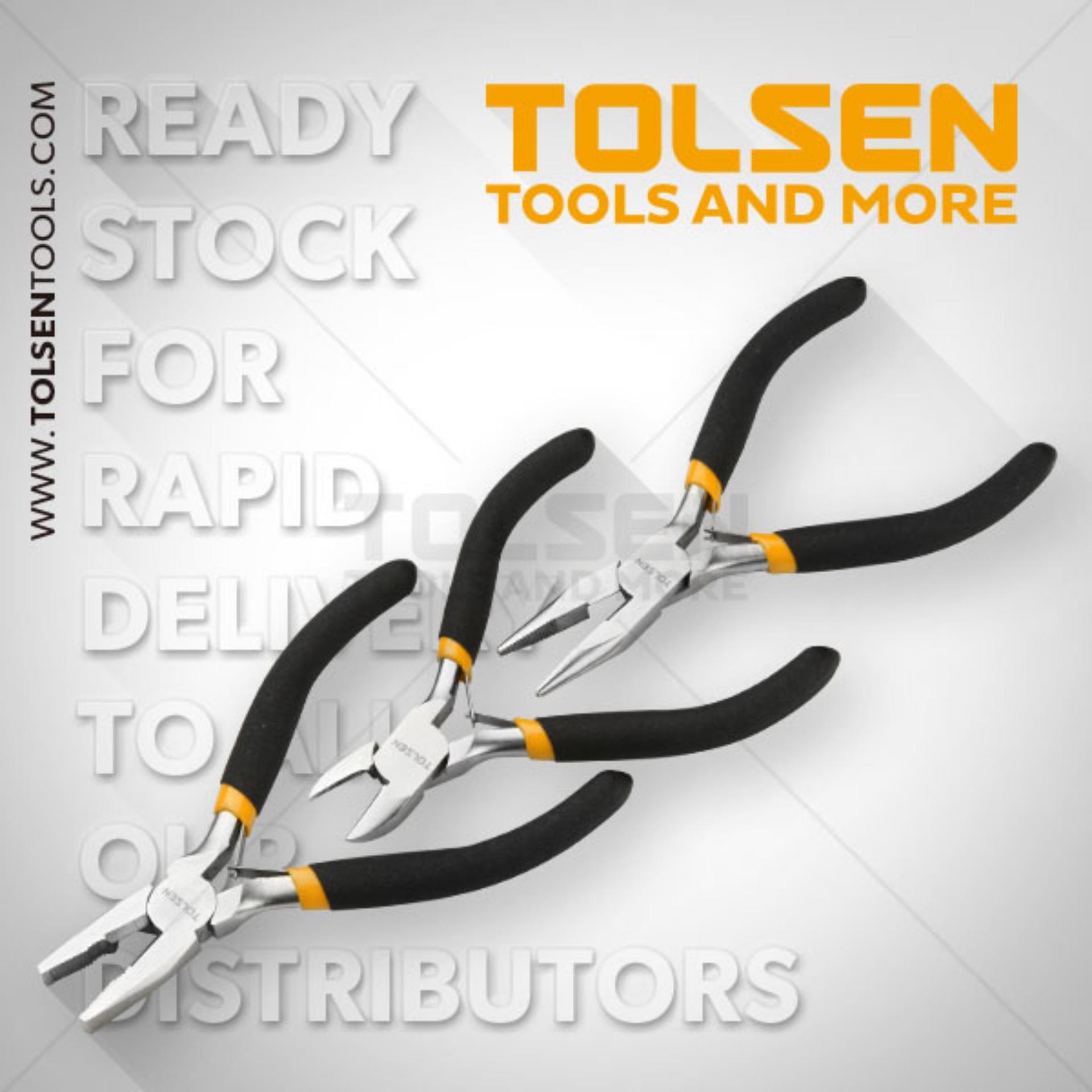 Kìm điện mini bộ 3 cây 4.5" tolsen 10038