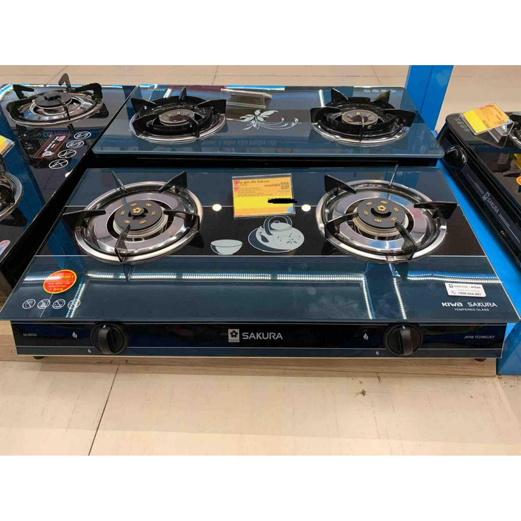 Bếp ga đôi Sakura SA-692SG Hàng trưng bày 99% +Tặng dây gas- chính Hãng tiết kiệm gas