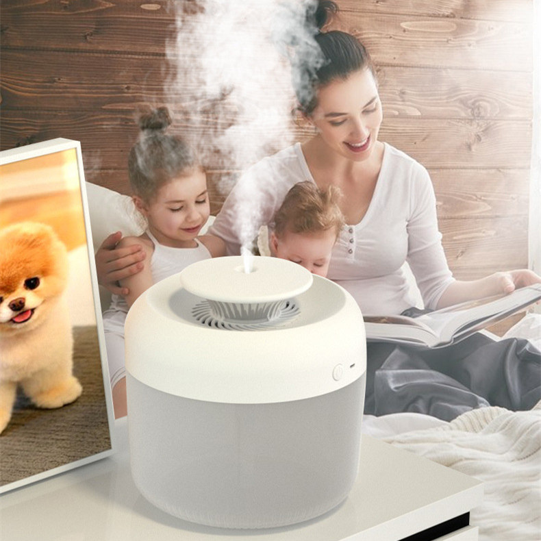 [Tặng một chai tinh dầu] Máy phun sương và khuếch tán tinh dầu lớn-máy khuếch tán tinh dầu, phun 20H, chế độ ngắt tự động thông minh-Huongviva, đèn led màu làm đèn ngủ, máy phun sương tạo ẩm 2.4L trong phòng máy lạnh
