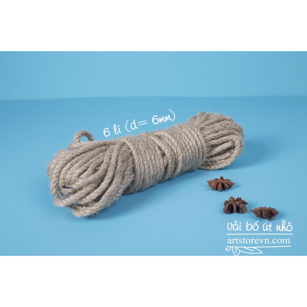 Dây thừng 6 ly (chiều dài cuộn 20m)