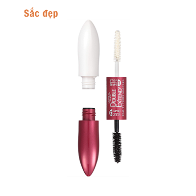 [HCM]Mascara 2 đầu dưỡng mi Loreal Paris Double Extend Beauty Tubes