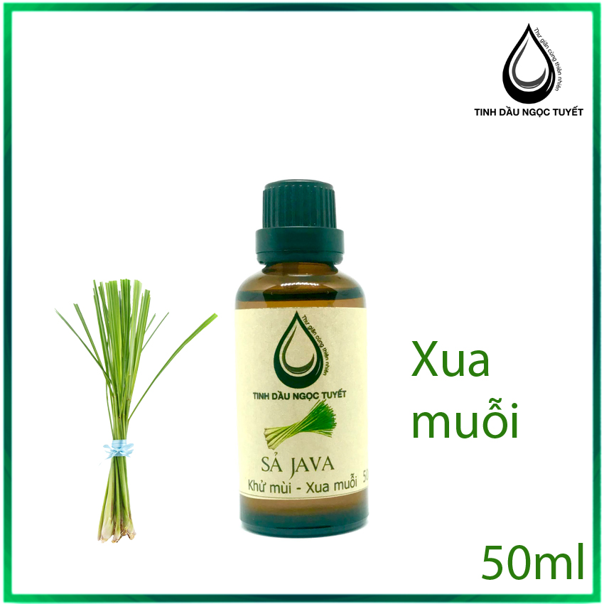 Tinh dầu sả Java nguyên chất chuyên đuỗi muỗi và khử mùi Ngọc Tuyết 50ml