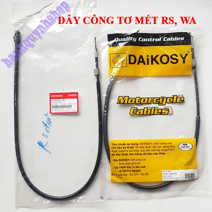 Dây công tơ mét Wave Alpha, RS chính hãng Honda