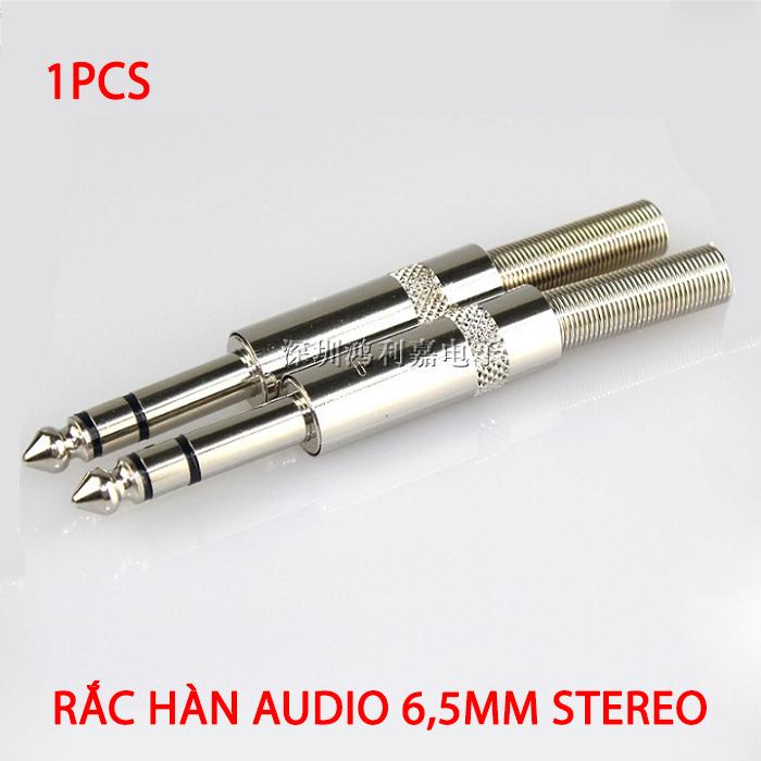 Rắc hàn audio 6.5mm stereo 1 chiếc