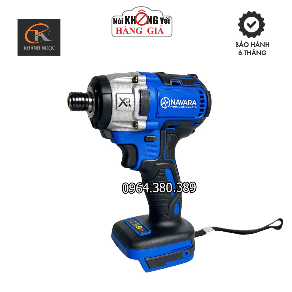 Thân máy chuyên vít Navara 6001B không chổi than chân pin phổ thông.
