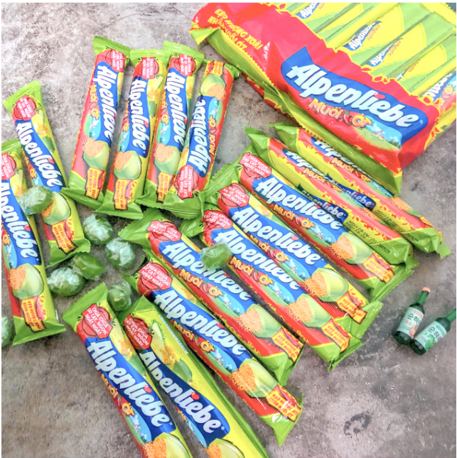 [Combo 5 thanh kẹo] Kẹo Alpenliebe hương xoài nhân muối ớt, cam kết hàng đúng mô tả, chất lượng đảm bảo, đa dạng các loại mặt hàng và mẫu mã, an toàn cho người sử dụng