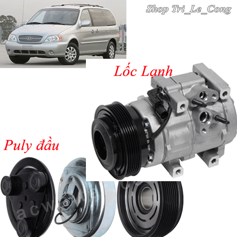 Kia Canival Lốc lạnh máy xăng dầu đời 2014-2022 xe hơi ô tô cục nén điều hòa hàng bãi mới bộ puly đầu mặt hít Sedona Giá 2,228,961 Đồng*Miễn phí vận chuyển