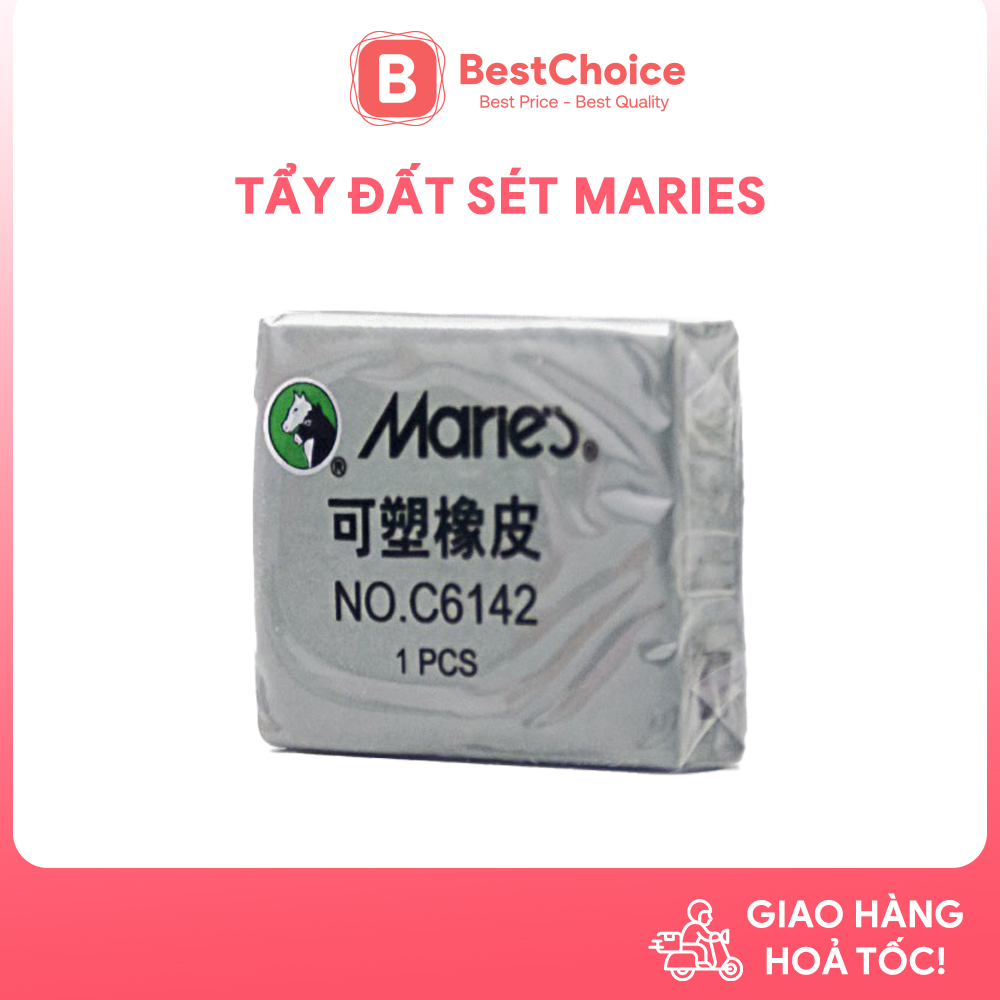 Gôm Đất Sét Tẩy Đất Sét Marie's, chuyên dụng cho giấy vẽ màu nước KỊ tẩy