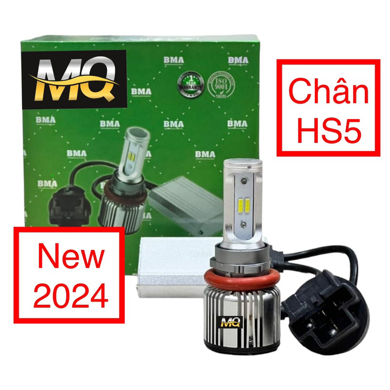 ĐÈN PHA LED XE MÁY CAO CẤP HS5 COS TRẮNG PHA TRẮNG Siêu Sáng Xe Airblade 2011 AB 2011 MẬP, PCX 2011, Lead 2011 Nguồn NHÔM BẢO HÀNH 06 THÁNG