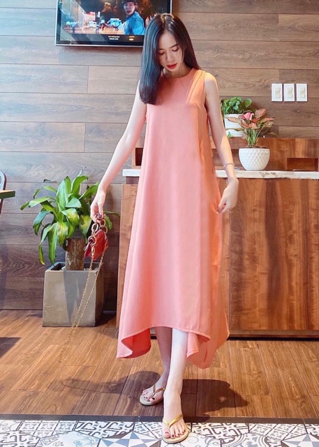 Đầm suông không tay ms 106