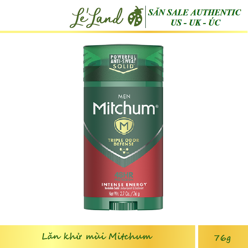 Bill US - Lăn khử mùi Mitchum for Men Invisible Solid Intense Energy