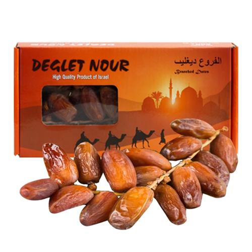Chà là khô nguyên cành Deglet Nour Israel 500gram -  Đồ Ăn Vặt - Tết -Ăn Vặt