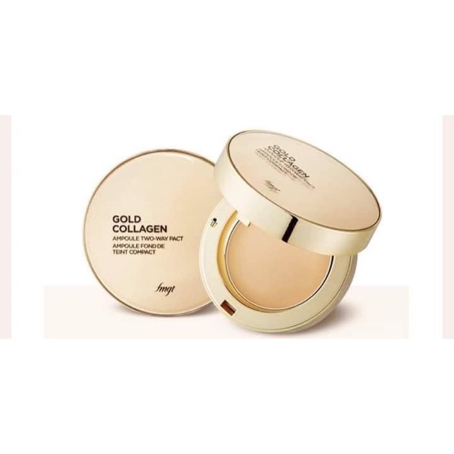Phấn nén cao cấp 2 trong 1 gold collagen ampoule twoway pact fmgt