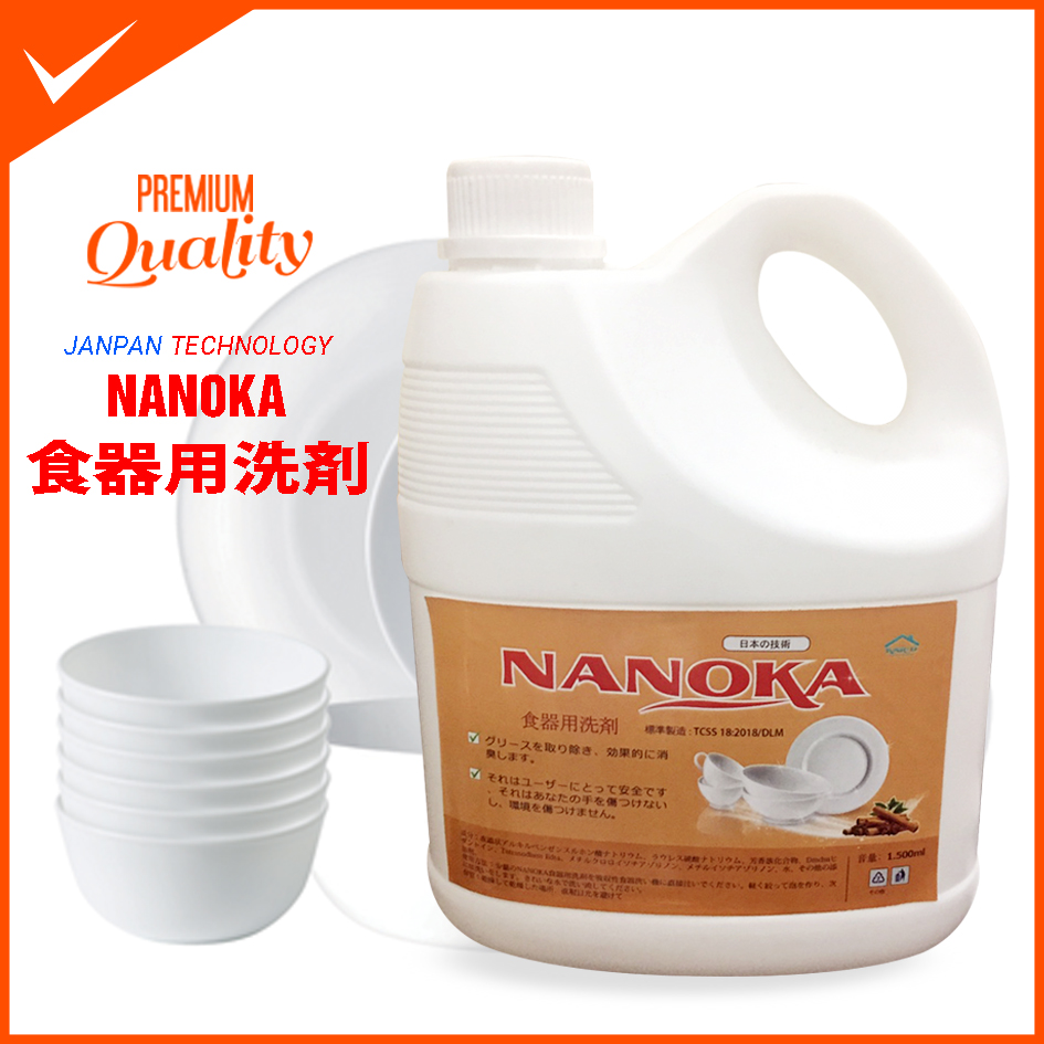 Nước rửa chén bát hương quế cao cấp Nanoka