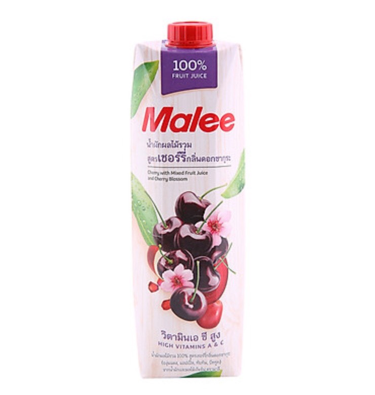Nước ép cherry malee 1l 100% tự nhiên - nhập khẩu thái lan
