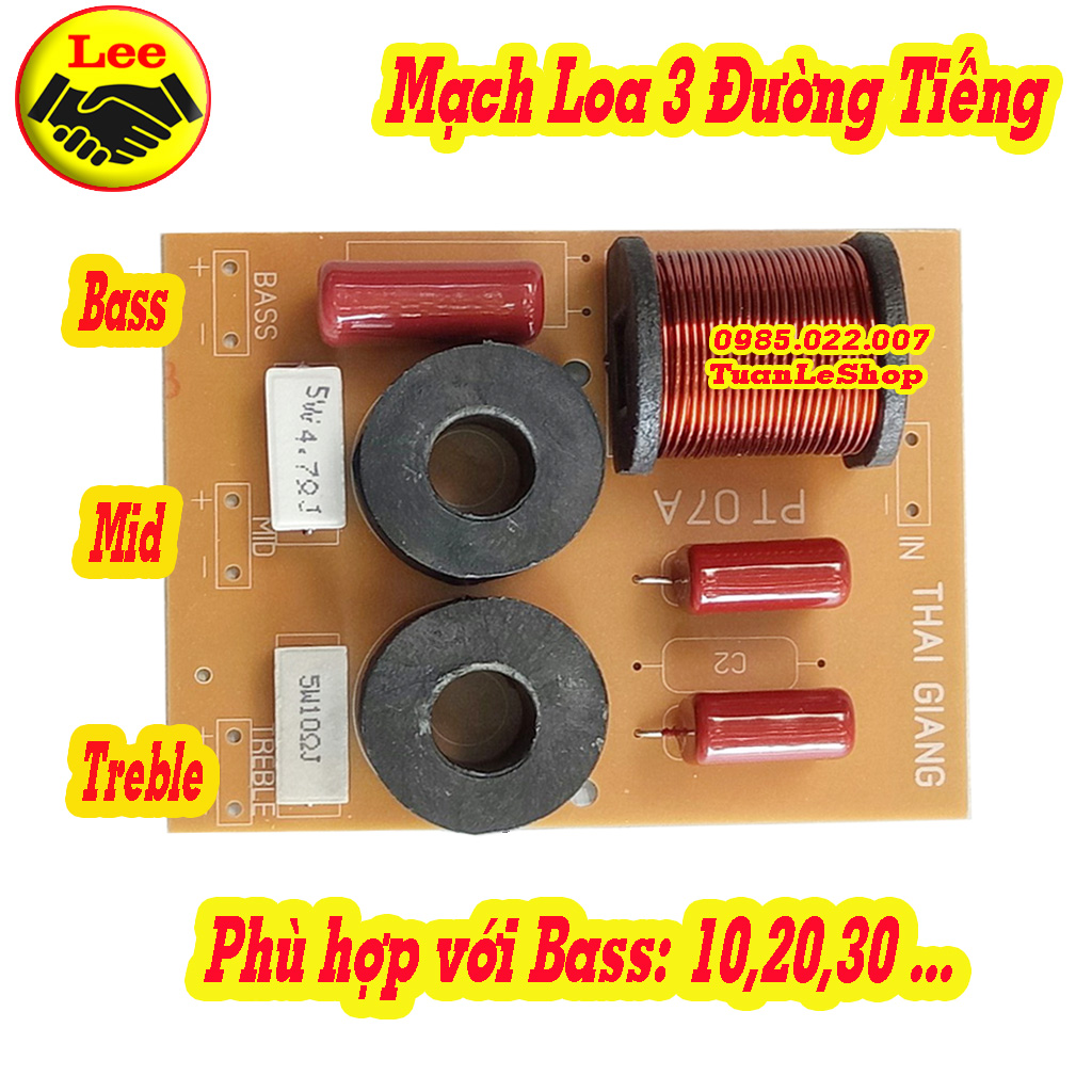 Mạch phân tần 3 đường tiếng pt07a - giá 1 mạch