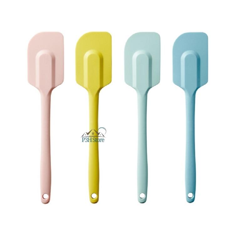 Muôi lật đồ ăn dụng cụ trộn bột làm bánh Lock&Lock CKT223 cáng dài bằng thép không gỉ bọc Silicone