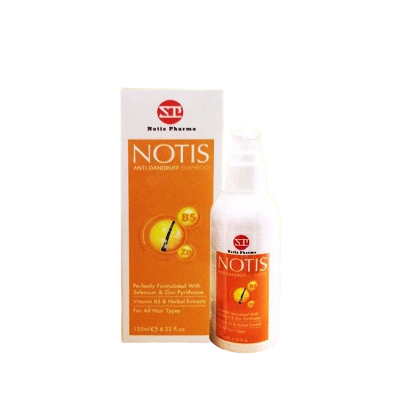 Dầu gội notis anti dandruff shampoo ngừa gàu, giảm ngứa, làm sạch da dầu, loại bỏ gàu, nấm - 125ml