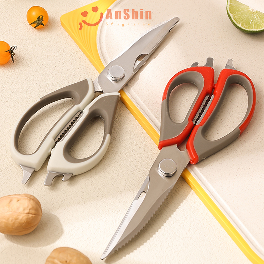 Kéo cắt xương gà chính hãng - kéo nhà bếp đa năng 7 trong 1 siêu sắc bén