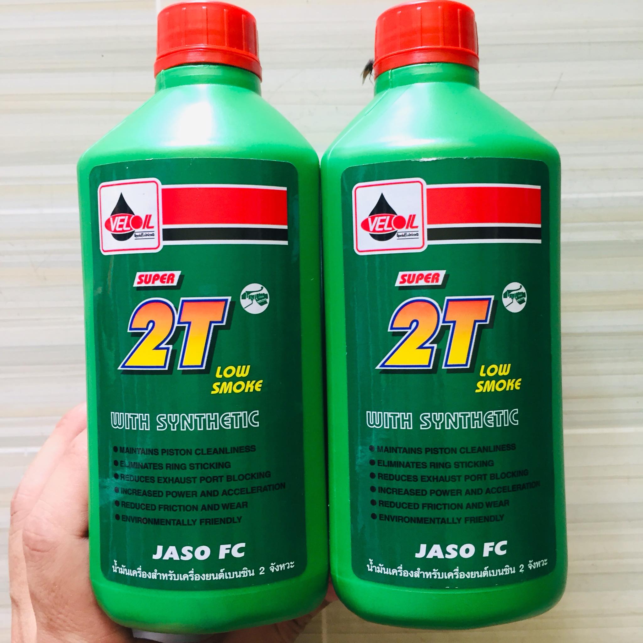 Combo 2 chai nhớt thơm thái lan xe 2t 500ml