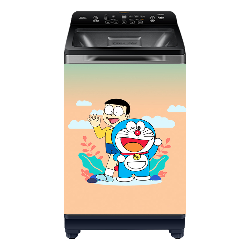 Decal dán máy giặt mẫu Doraemon 07