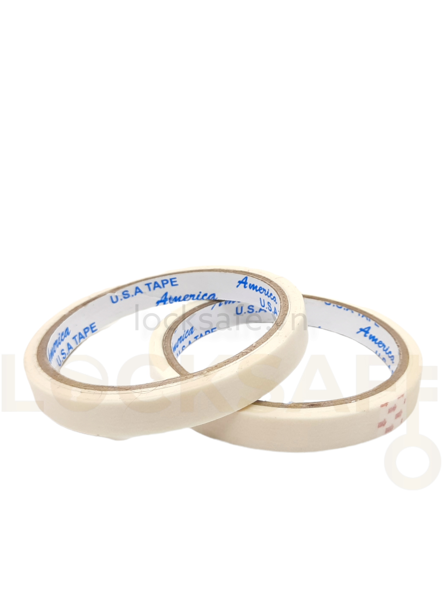 Băng keo giấy u.s.a tape khổ 1.2 cm, 2.4 cm, 4.8 cm dài 10.5 mét