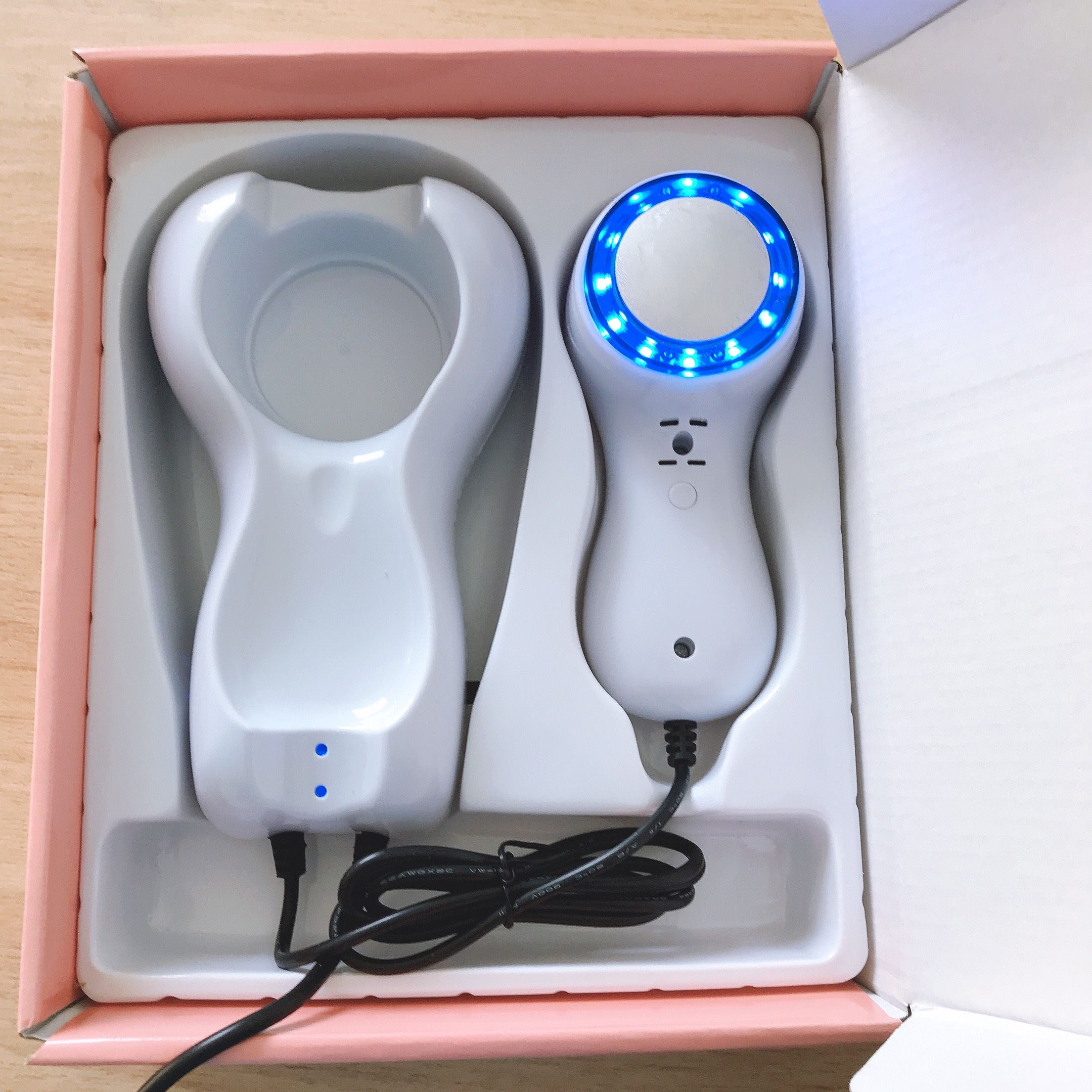 Búa lạnh mini, máy điện di lạnh massage mặt đẩy tinh chất cho spa, thẩm mỹ viện