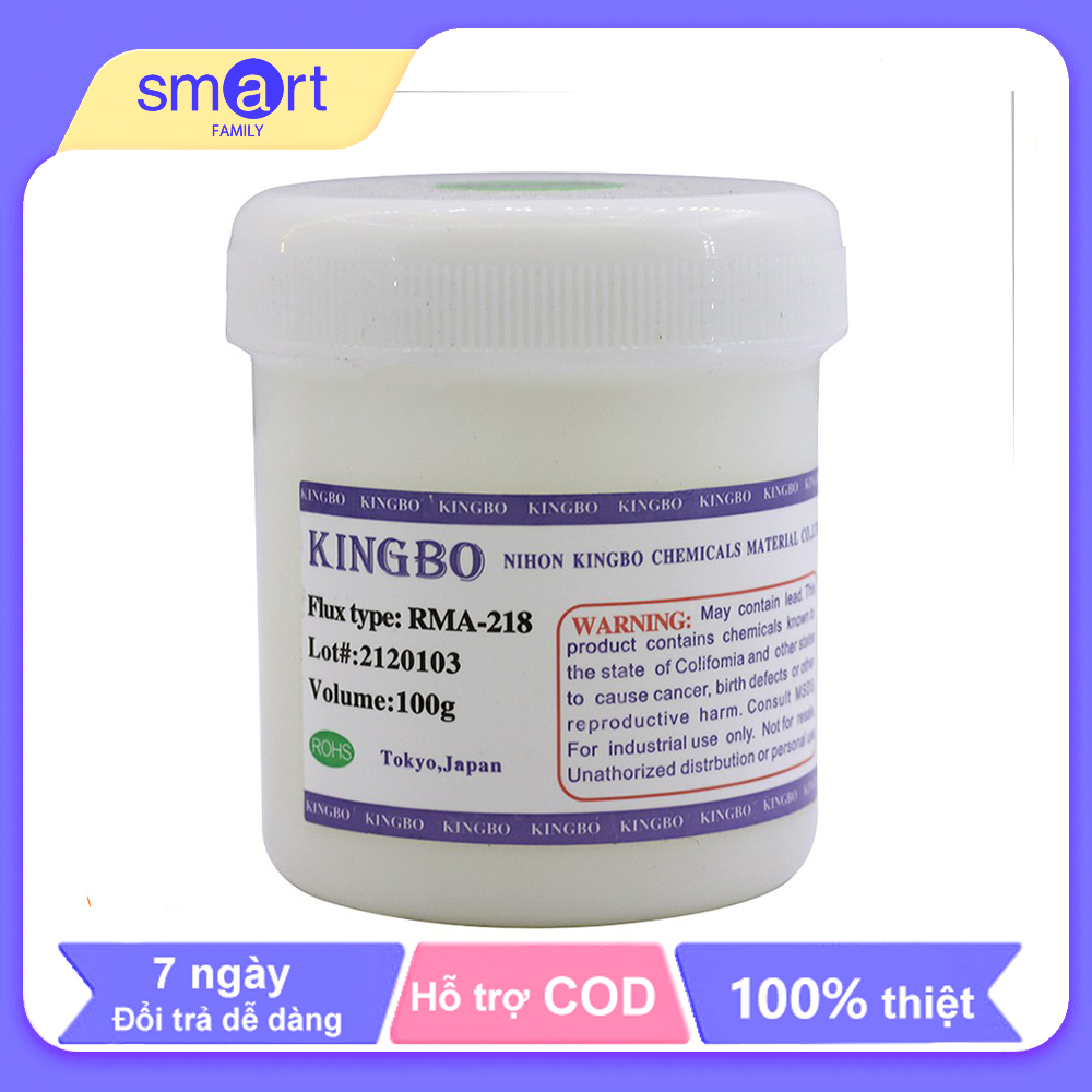 Mỡ hàn thiếc, dung dịch trợ hàn kingbo 100g cao cấp sf