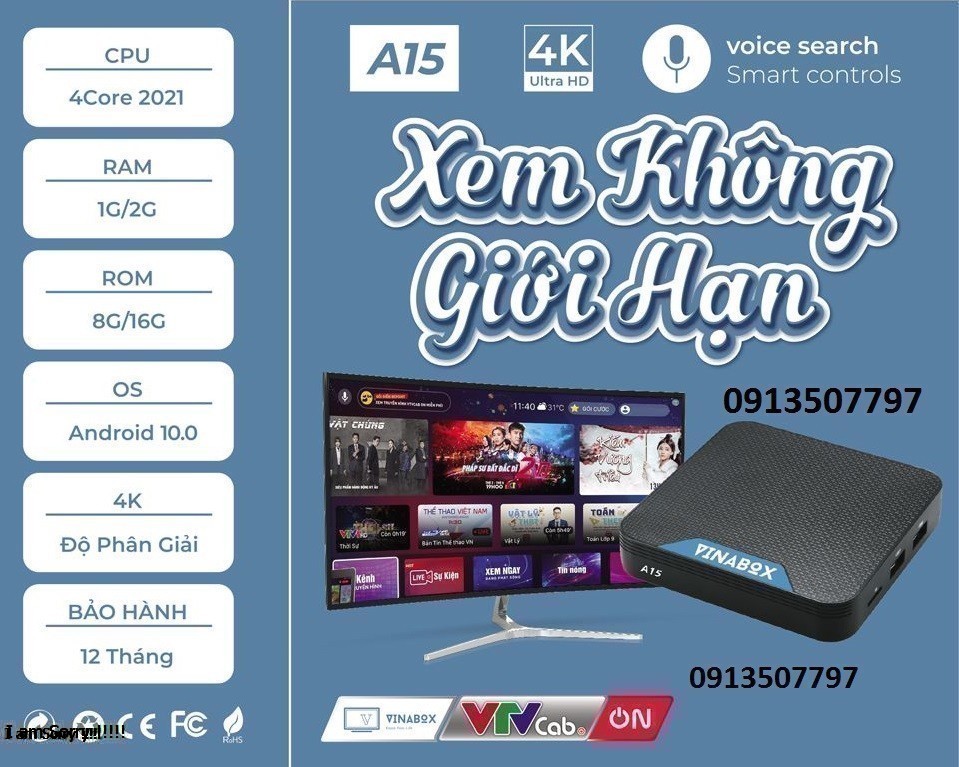 Android TVbox Vinabox A15