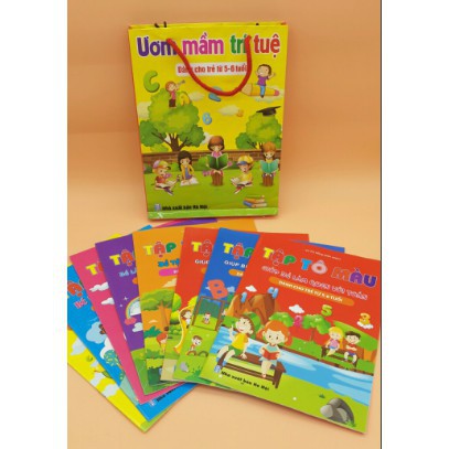 Bộ 8 quyển tập tô màu