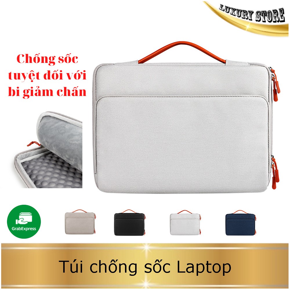 (4 màu) Túi chống sốc Laptop, Macbook chính hãng ZIMOON sang trọng, kháng nước, bảo vệ laptop hiệu quả