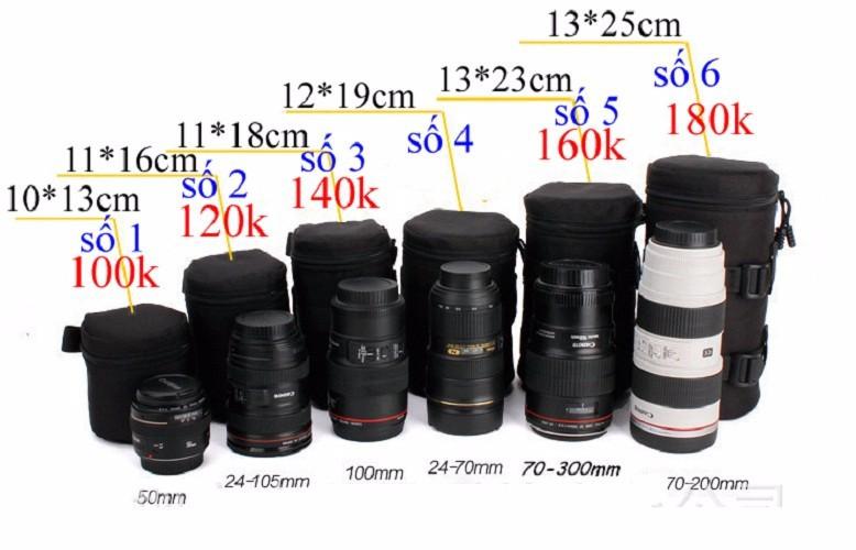 [HCM]Túi đựng lens chống sốc hình ống trúc cho máy ảnh