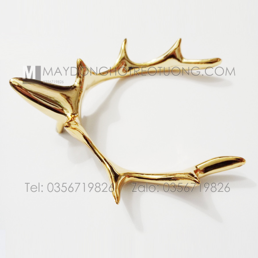 Đầu hươu trang trí gắn đồng hồ treo tường